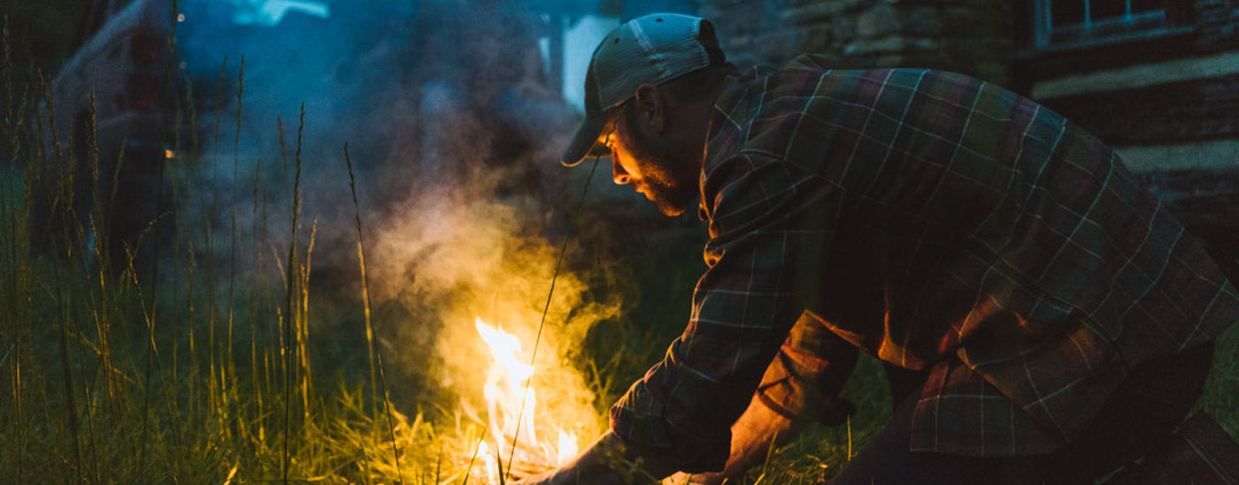 Starting a fire