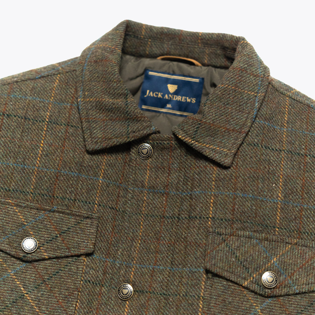 Aberdeen Wool Jacket | Fir Heather