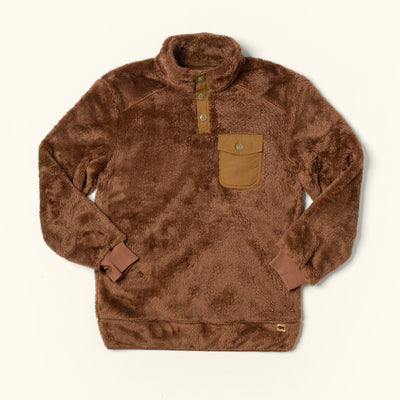 Mens Best Cold Weather fleece pullover kodiak