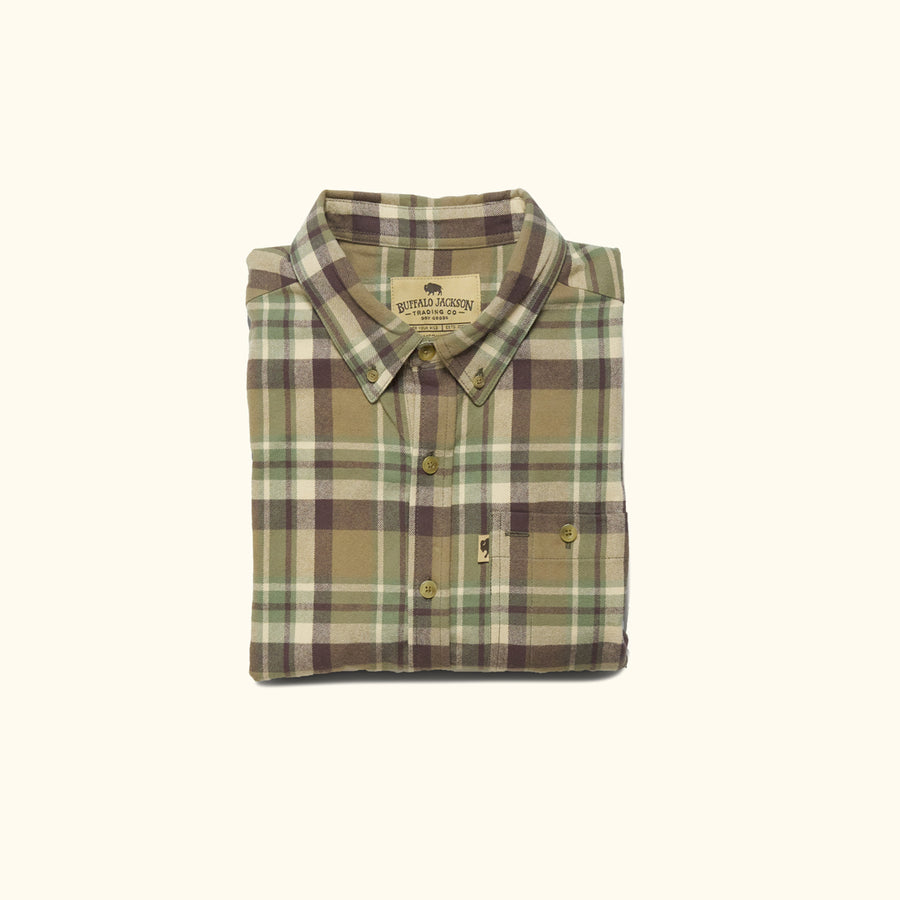 Mens Flannel - Pine Cove Fairbanks Cotton Shirt