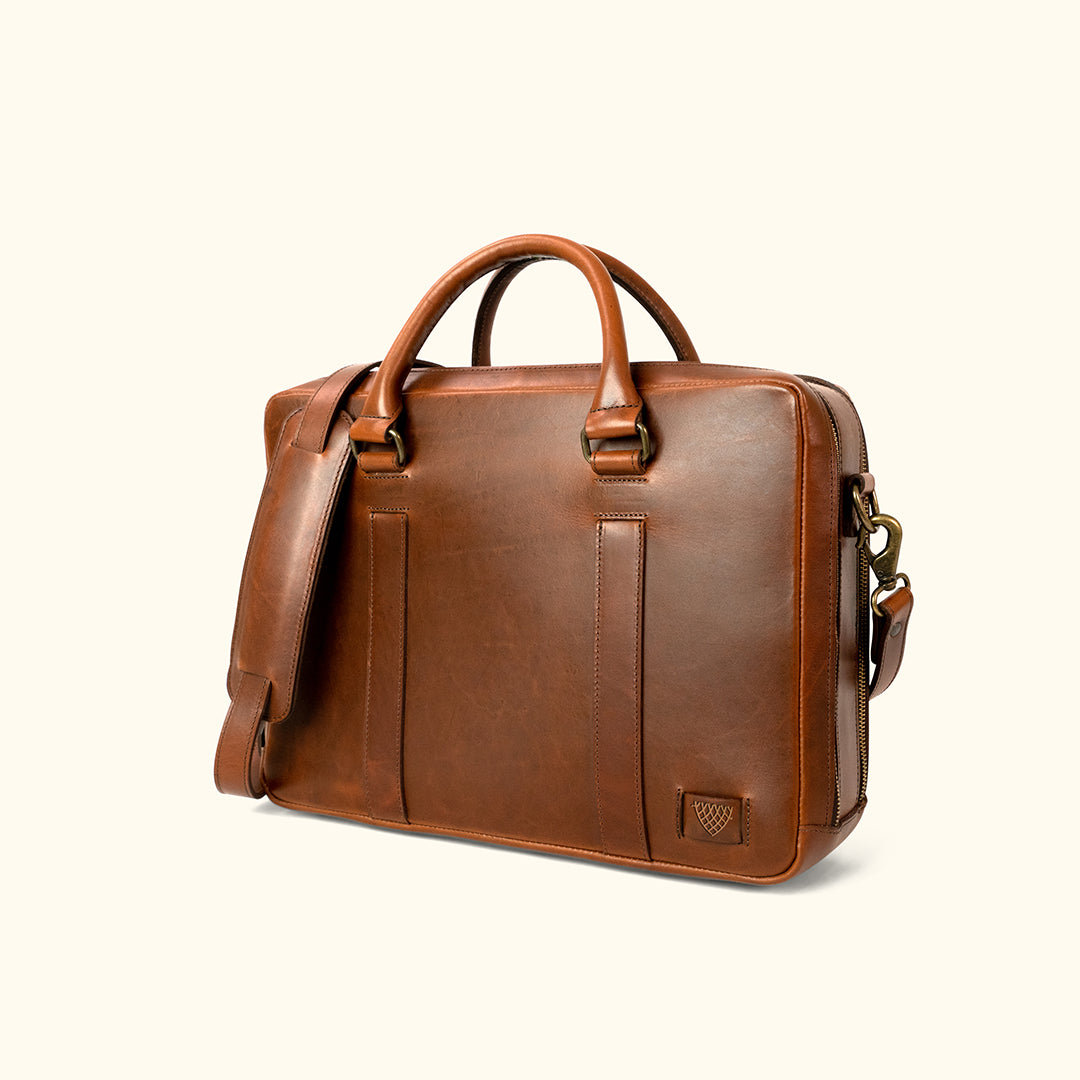 Jefferson Modern Leather Briefcase — Buffalo Jackson