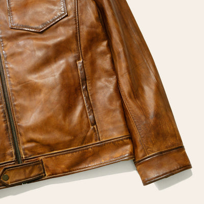 Leather Sleeve - Adjustable Cuff