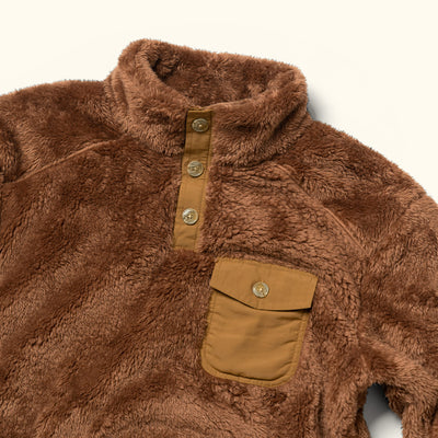 Mens Soft Kodiak fleece pullover