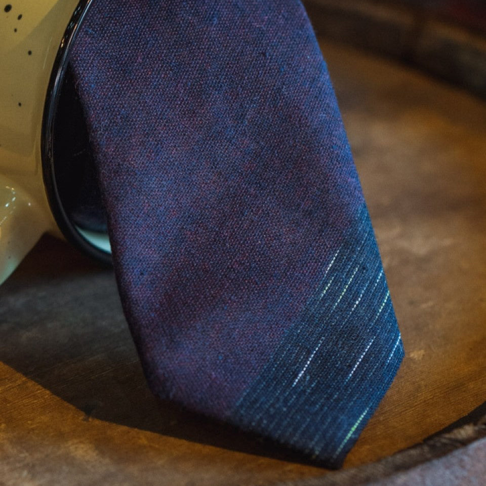 Vintage Stripe Cotton Necktie